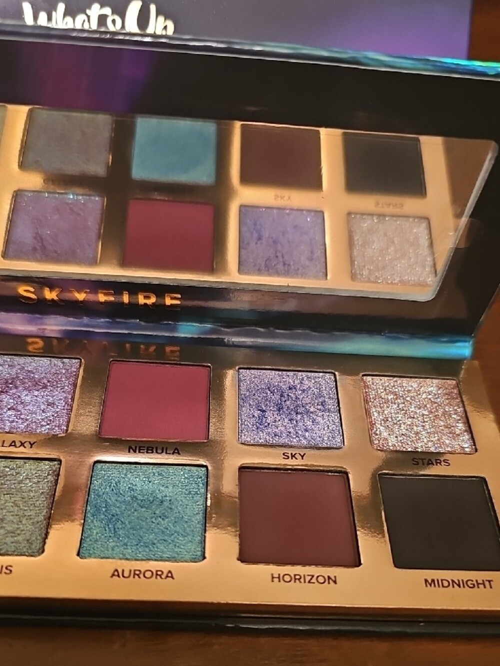 What's Up Beauty Skyfire Eyeshadow Palette - Purple Teal Packaging - Picture 4 of 4